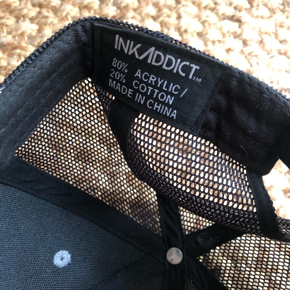 New: Ink Addict Stitched or Embroidered INK SnapBack Hat. One Size - Picture 9 of 10